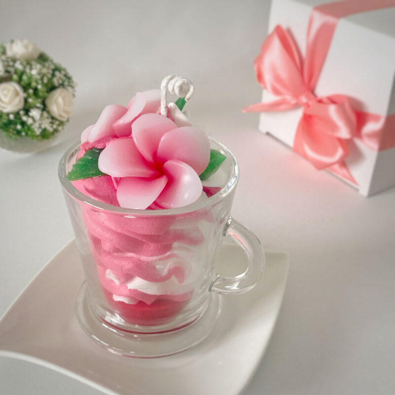 Bougie Délice Monoï parfum Fruits Rouges