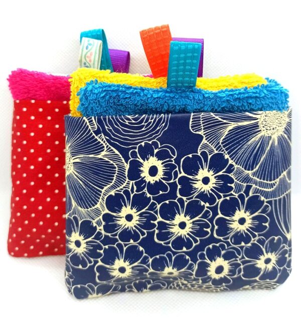 Lingettes démaquillantes lavables en Coton.