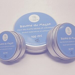 Le Baume du Maçon, un baume réparateur 100% Naturel pour les mains très sèches. {50 grs}