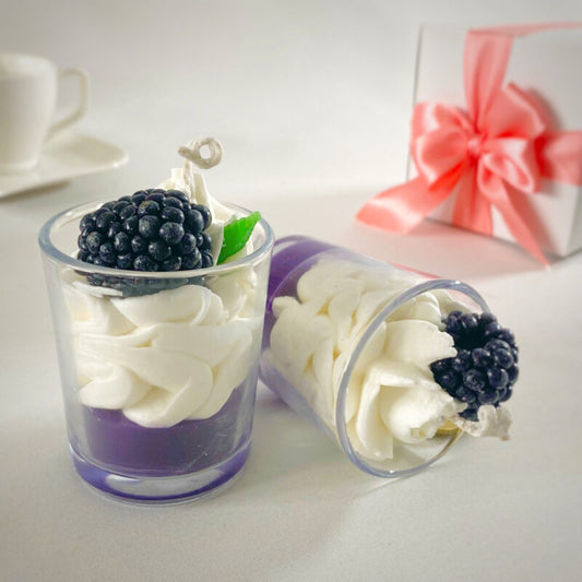 Lot de 2 Bougies Verrines Fruits des Bois
