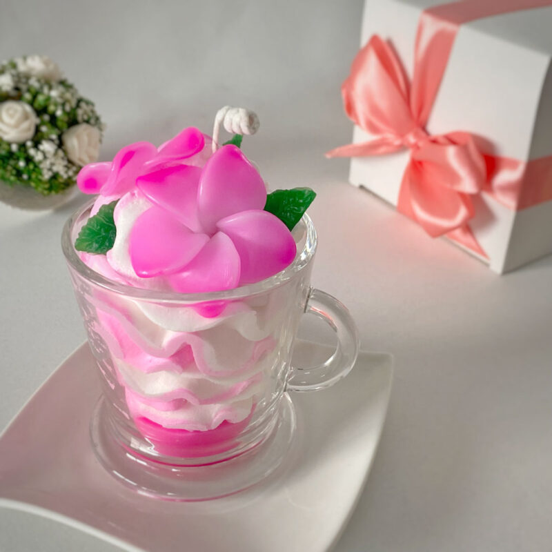 Bougie Délice Monoï parfum Fleurs de Cerisier