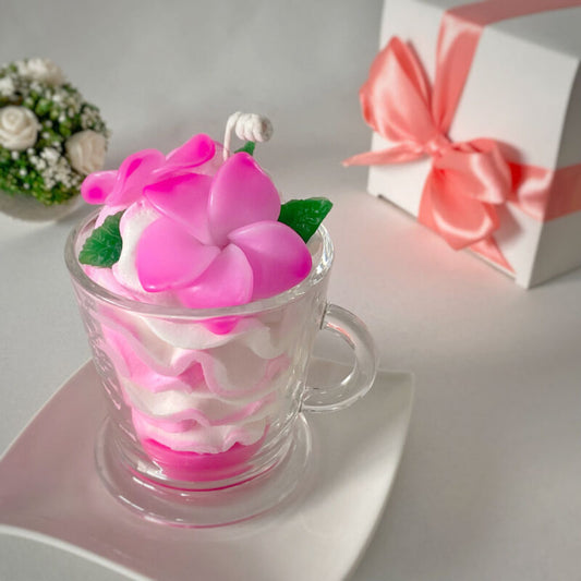 Bougie Délice Monoï parfum Fleurs de Cerisier