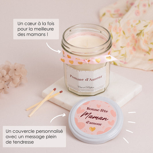 Maman d’amour, une bougie pleine de tendresse ! 🌷