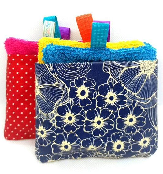 Lingettes démaquillantes lavables en Coton.